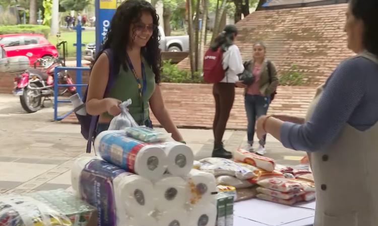 Concluye jornada de recolección de víveres en la UNAH 