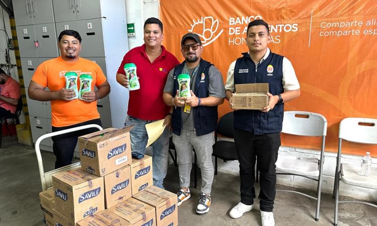La UNAH recibió un importante donativo del Banco de Alimentos de Honduras 