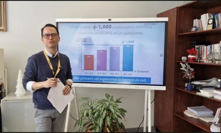 UNAH alcanza en cinco años su producción científica de medio siglo