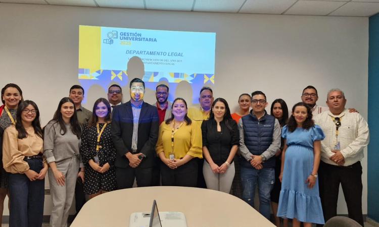 Departamento Legal de la UNAH presenta informe de logros y resultados en 2025