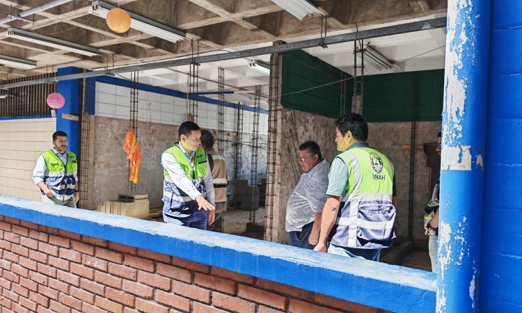 SEAPI supervisa mejoras en módulos sanitarios del Edificio G1 de Odontología
