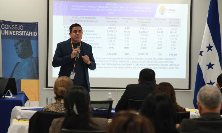 Consejo Universitario aprueba anteproyecto de presupuesto UNAH 2026 por L 8,602 millones