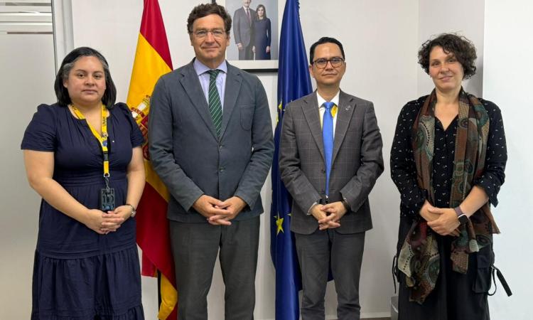 UNAH reafirma la cooperación académica bilateral y reconoce la gestión realizada por el embajador de España