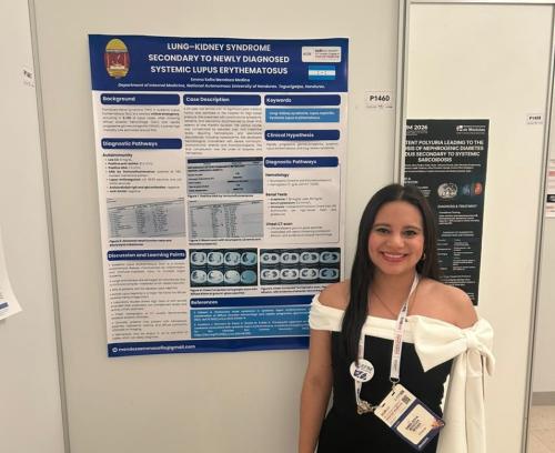 Emma Mendoza especilista en Medicina Interna UNAH poster Austria Lupus portada2