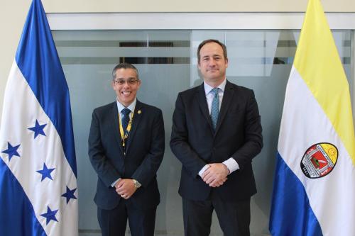 Reunion con el embajador de Espana en Honduras 2