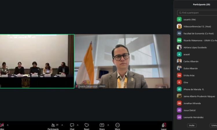 La UNAH consolida su presencia académica internacional en el congreso “Economía en Movimiento”