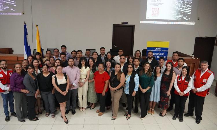 CJG-UNAH promueve el conocimiento del Derecho Internacional Humanitario junto a Cruz Roja Hondureña