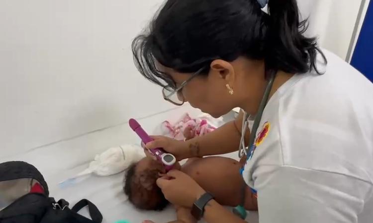 UNAH llevó esperanza y atención médica integral a casi 2,000 personas en Islas de la Bahía