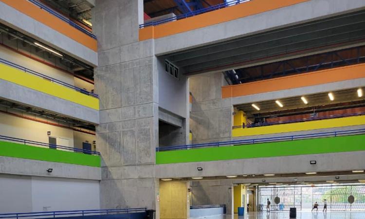 El Mundial llegó a Ciudad Universitaria con la incorporación de pantallas en puntos estratégicos