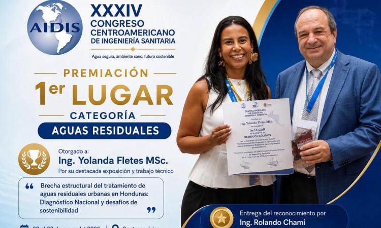 Investigaciones de maestrantes en Ingeniería Ambiental destacan en congreso centroamericano de ingeniería sanitaria 