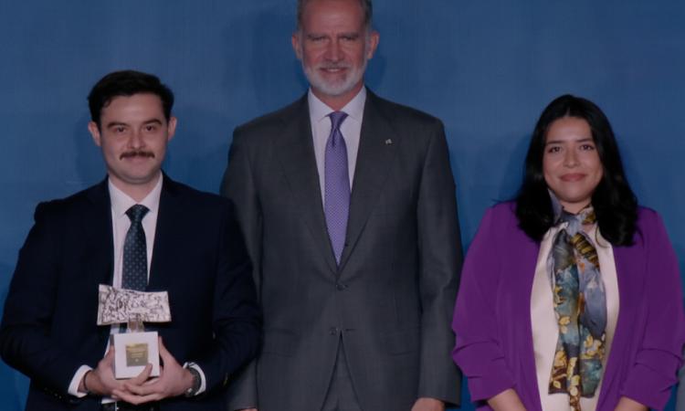 Estudiante de la UNAH recibe Premio Rey de España de Periodismo
