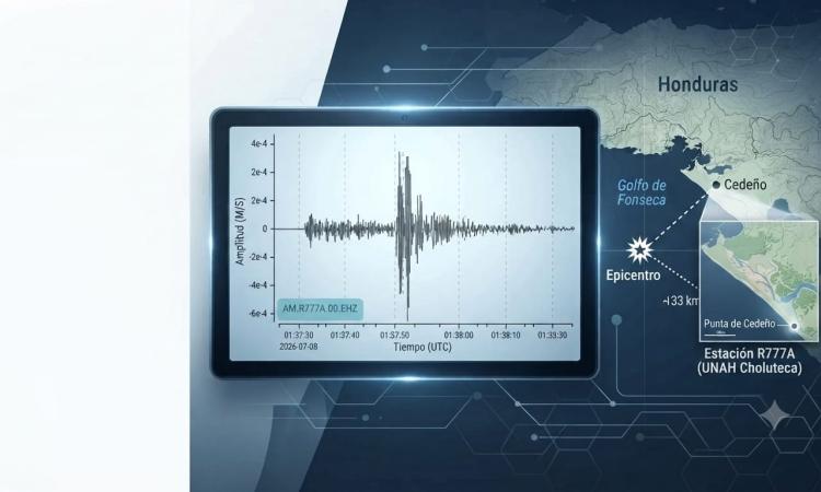 Especialista de la UNAH explica el sismo de magnitud 4.7 y llama a fortalecer la prevención en Honduras