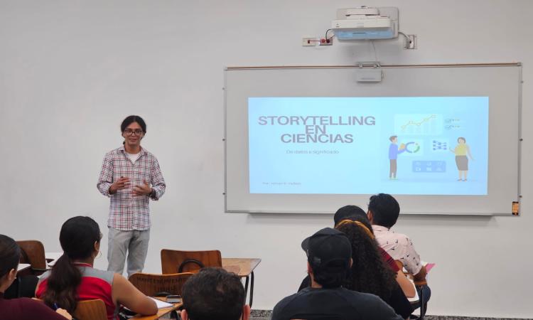 Estudiantes de Biología aprenden sobre storytelling