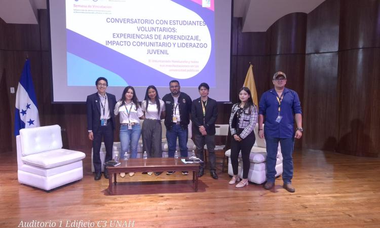 UNAH impulsa el liderazgo estudiantil mediante programas de voluntariado
