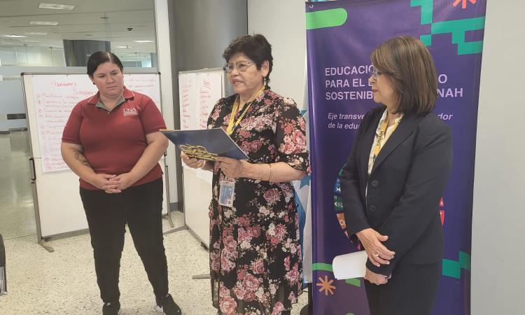 UNAH culmina con éxito el seminiario-taller "Gestión de la educación para el desarollo sostenible (EDS) para la transformación institucional
