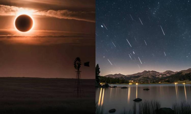 Un eclipse total de sol en España y una maravillosa lluvia de estrellas en América