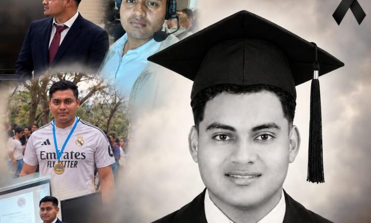 Cristhian Mendoza Pérez no llegará a su graduación, pero sus padres recibirán el título que tanto soñó