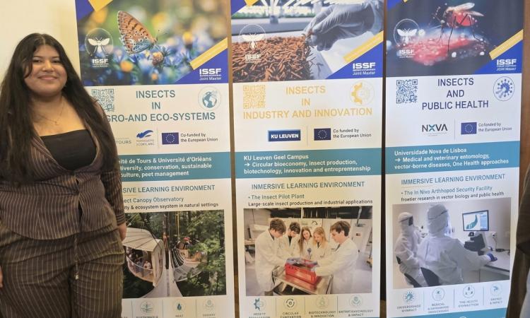 Egresada de la UNAH hace historia en el primer máster europeo sobre insectos y sostenibilidad, con pasantía en 3 países