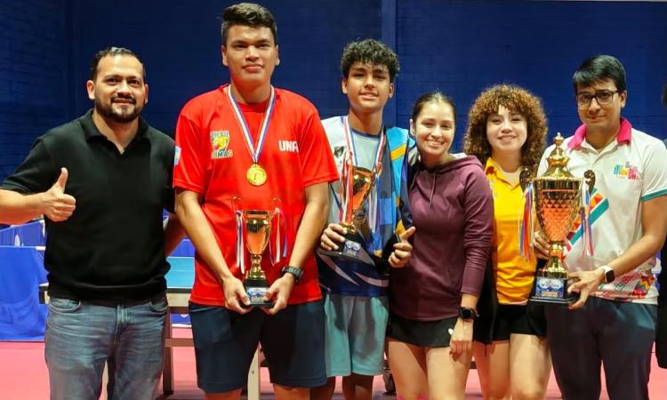 Pumas de la UNAH se perfilan como favoritos al título nacional de tenis de mesa