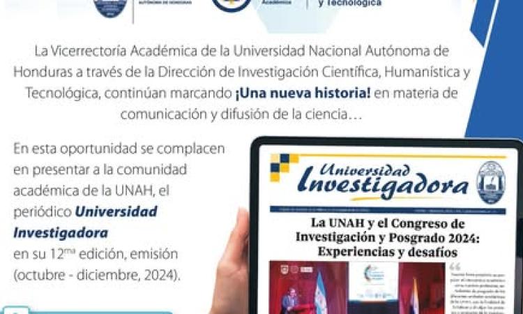 Periódico UNIVERSIDAD-INVESTIGADORA reconoce la labor en el área de investigación de la Dra. Claudia Coca.