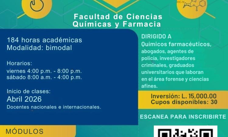  III Promoción del Diplomado en Química Forense.