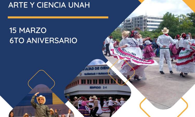 Grupo Folclórico de Arte y Ciencia UNAH festeja su sexto aniversario