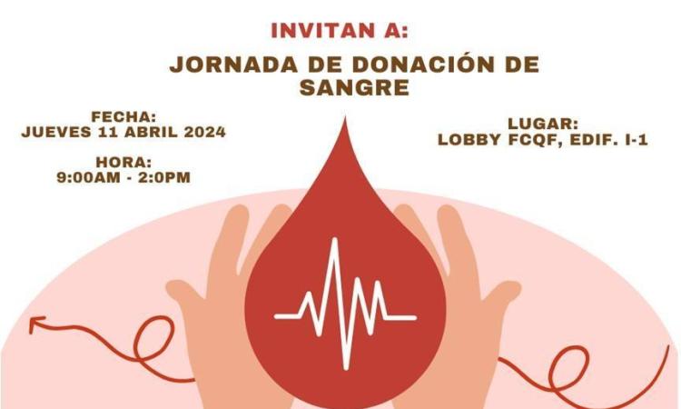 Invitación: Jornada voluntaria de donación de sangre.