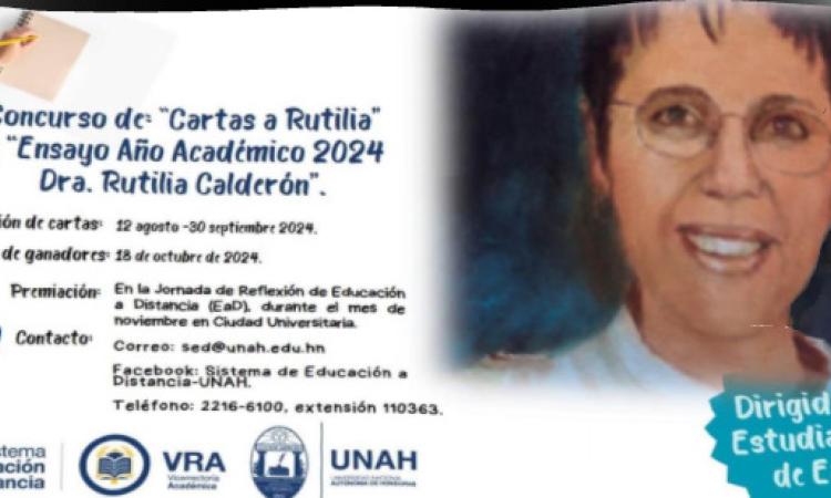 participa en el Concurso de “Cartas a Rutilia” y “Ensayo Año Académico 2024 Dra. Rutilia Calderón”.