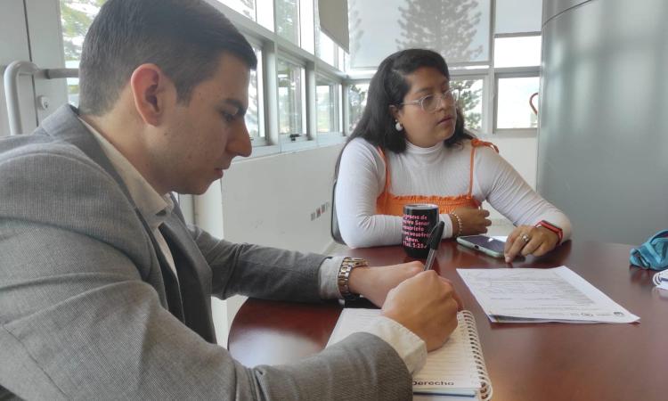 Dirección de Vinculación y la Coordinación General de la Facultad de Ciencias Jurídicas se reúnen para definir los lineamientos estratégicos para el diseño y ejecución de los diplomados.