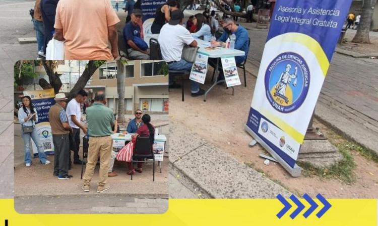 ¿Sabías que el Consultorio Jurídico Gratuito es un centro especializado de vinculación de la Facultad de Ciencias Jurídicas - UNAH?